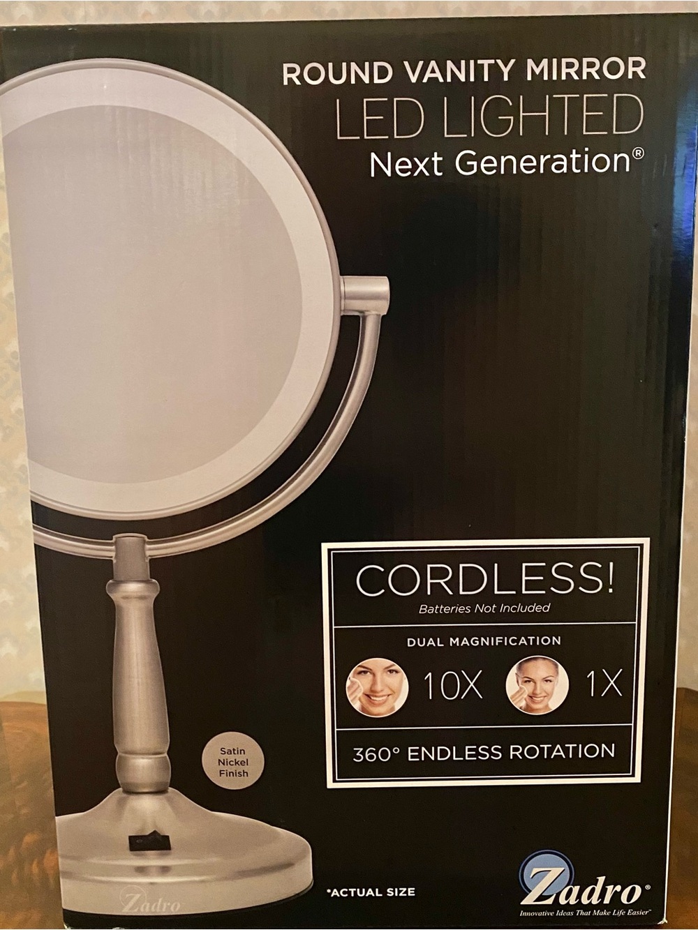 Next Generation LED Make Up Mirror NIB - Picture 4 of 6